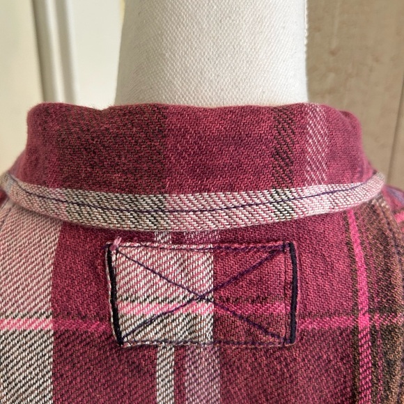We the Free Vintage Crush Flannel Short Sleeve Top - Picture 8 of 13